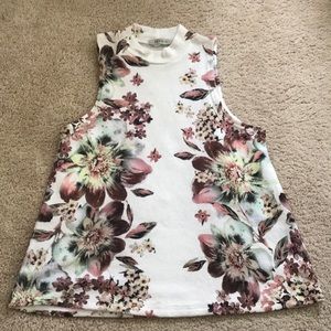 Floral sleeveless top from papaya